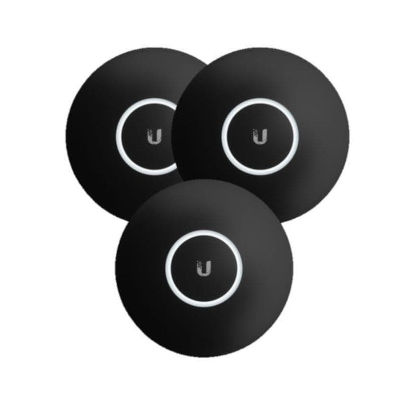 Ubiquiti U6+ & nanoHD Cover Black 3-pack (nHD-cover-Black-3)