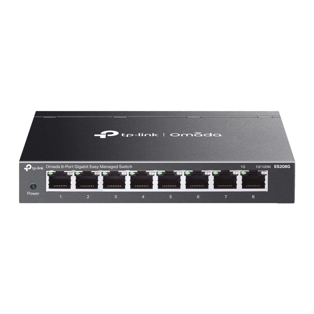 ES208G - Omada 8-Port Gigabit Easy Managed Switch
