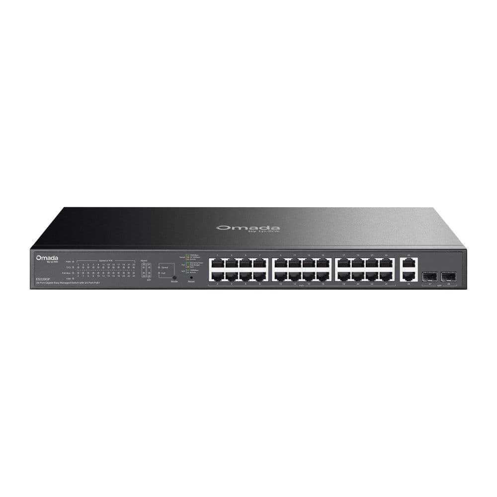 ES228GP - Omada 28-Port Gigabit Easy Managed Switch with 24-Port PoE+