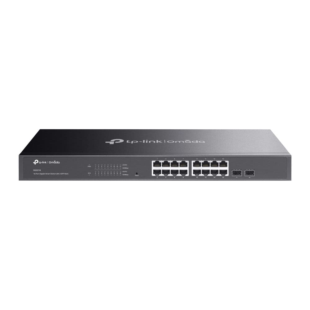 SG2218 - Omada 16-Port Gigabit Smart Switch with 2 SFP Slots